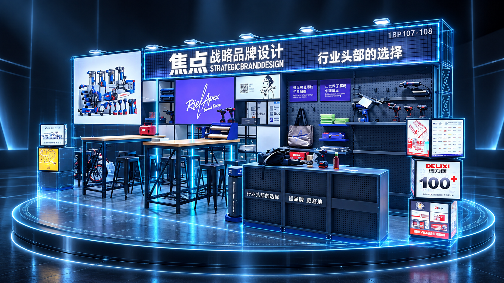 展台全息 · 方案预演